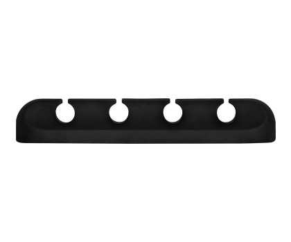 Kabel komputerowy SILVER MONKEY Samoprzylepny organizer na 4 kable (czarny) SM-COS-4B